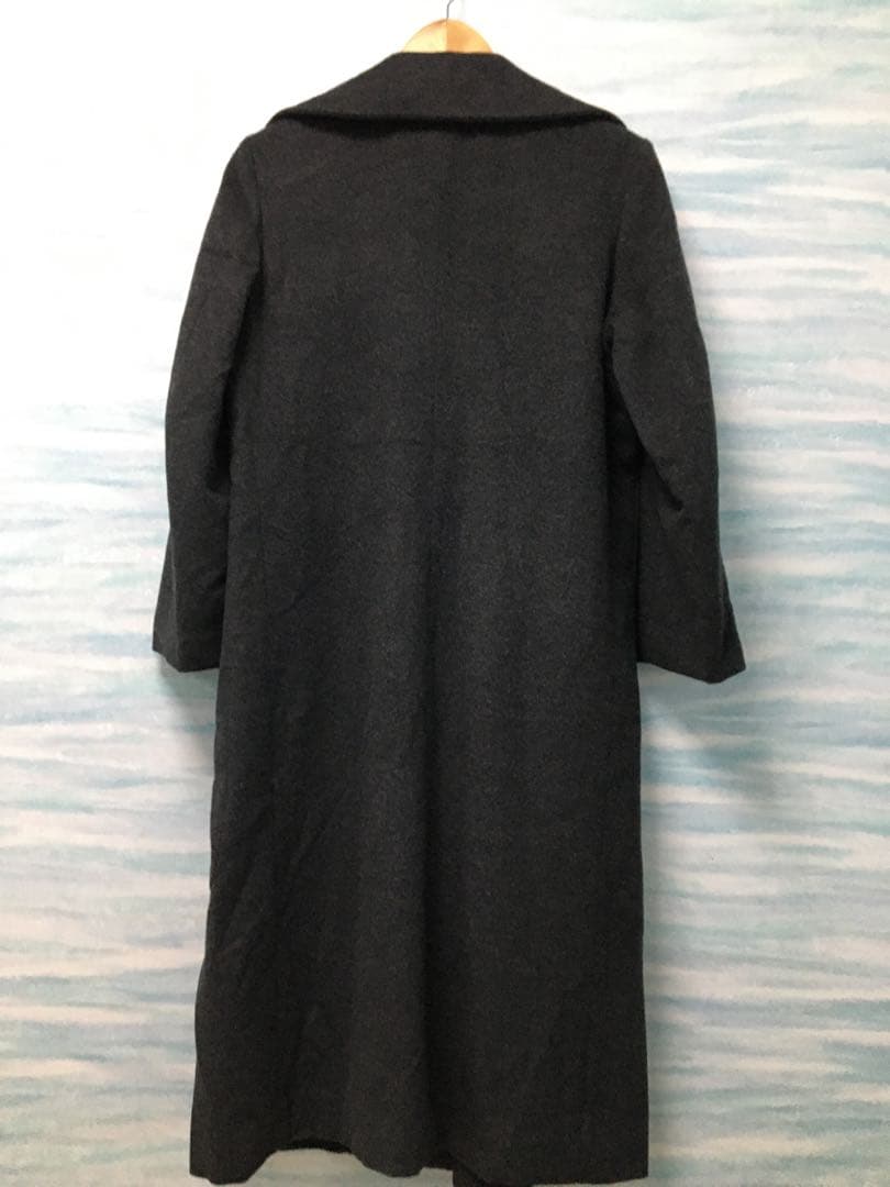 Y´sヨウジヤマモト】ロング丈コート フェルト生地 グレー モード 日本製