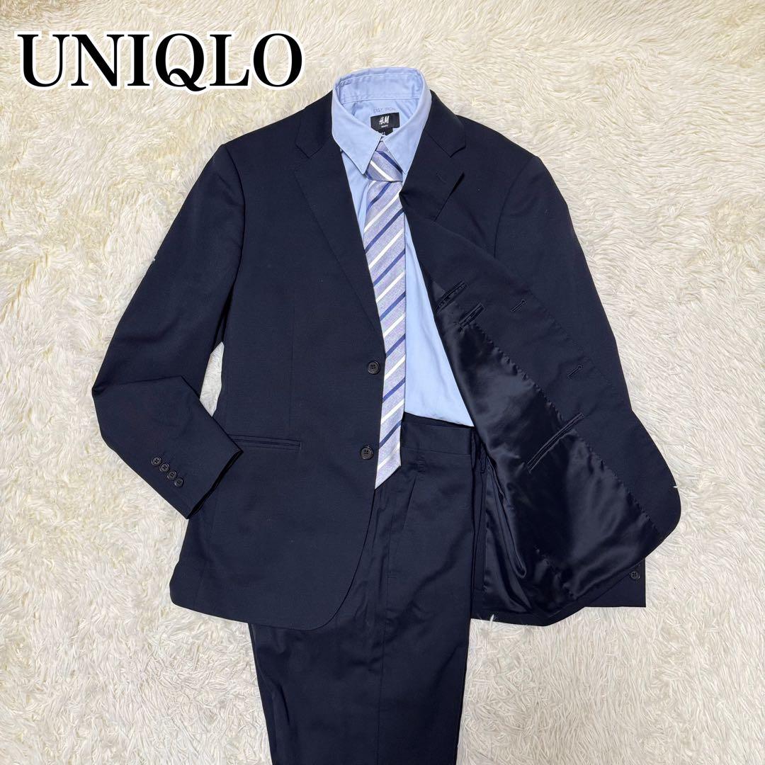 極美品✨2024年 ユニクロ ストレッチウール セットアップ Super110