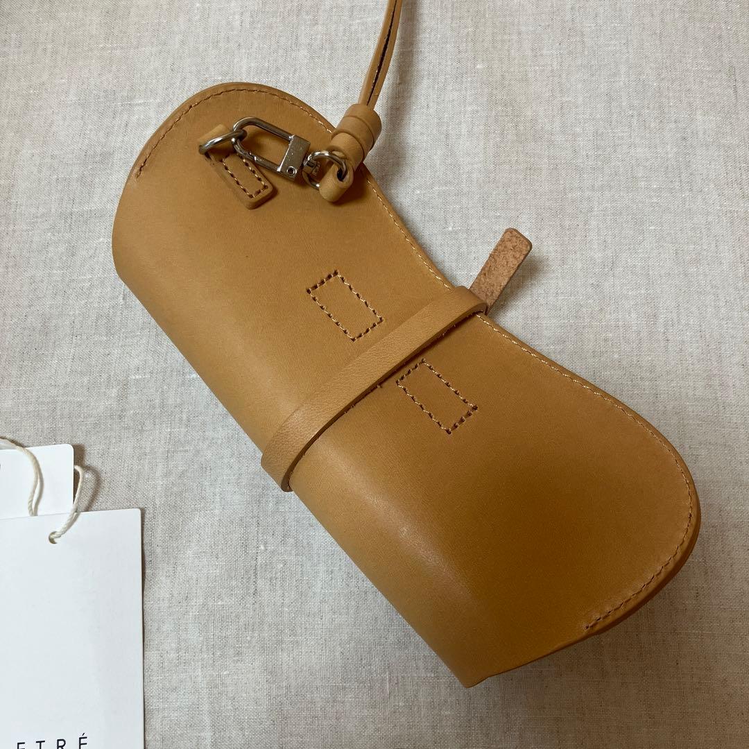 ETRE TOKYO エトレトウキョウ タンドレザーサングラスケース ベージュ