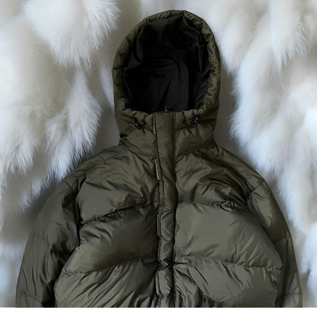 大人気❗️】極暖！columbia ダウン ダークブラウン M 大人気❗️】極