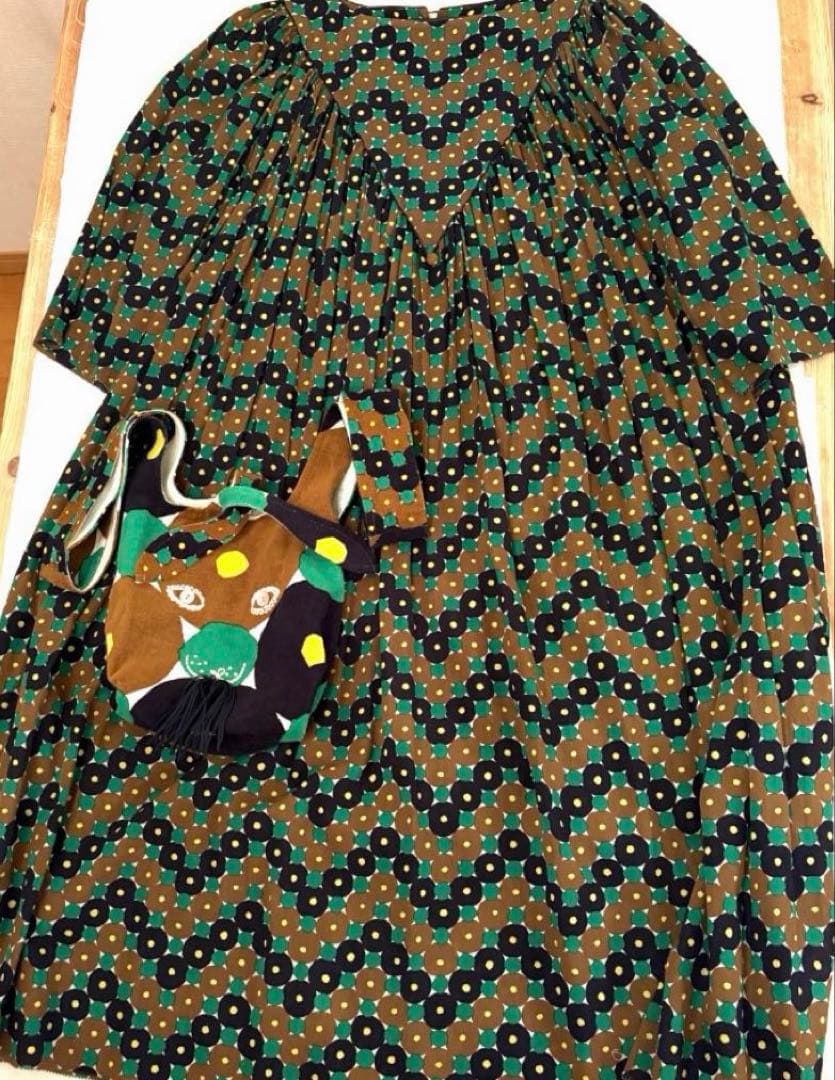 ミナペルホネン forest ring ワンピース 美品 - メルカリ