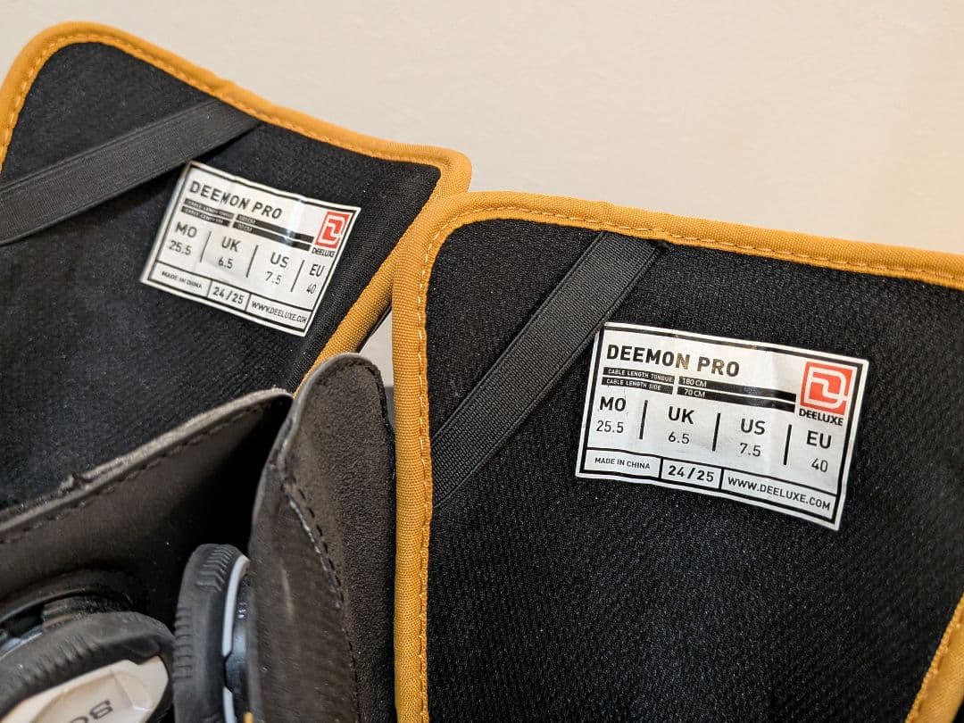 【美品】24-25 DEELUXE DEEMON PRO CTF 25.5cm