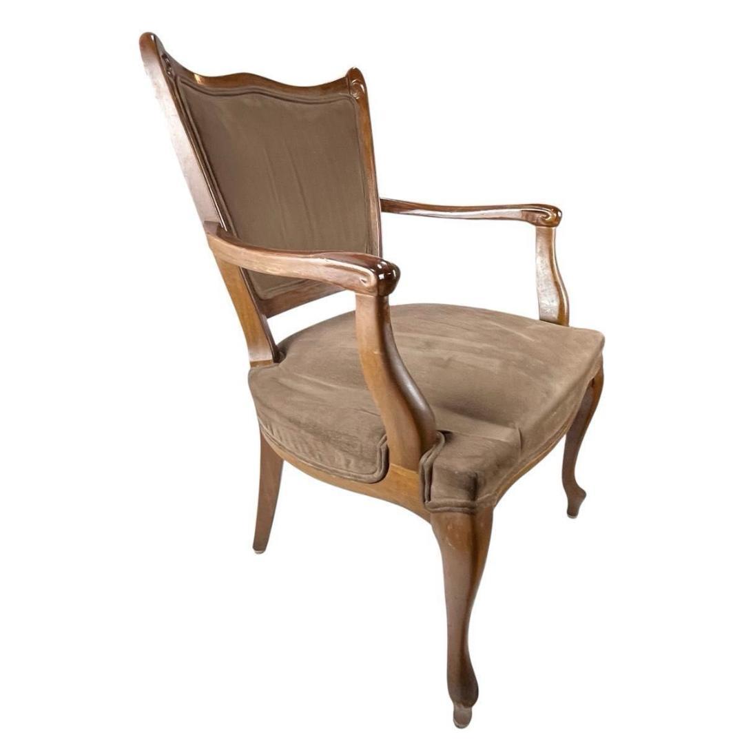 maruni/マルニ】木製 アームチェア 猫脚 アンティーク オールドマルニ