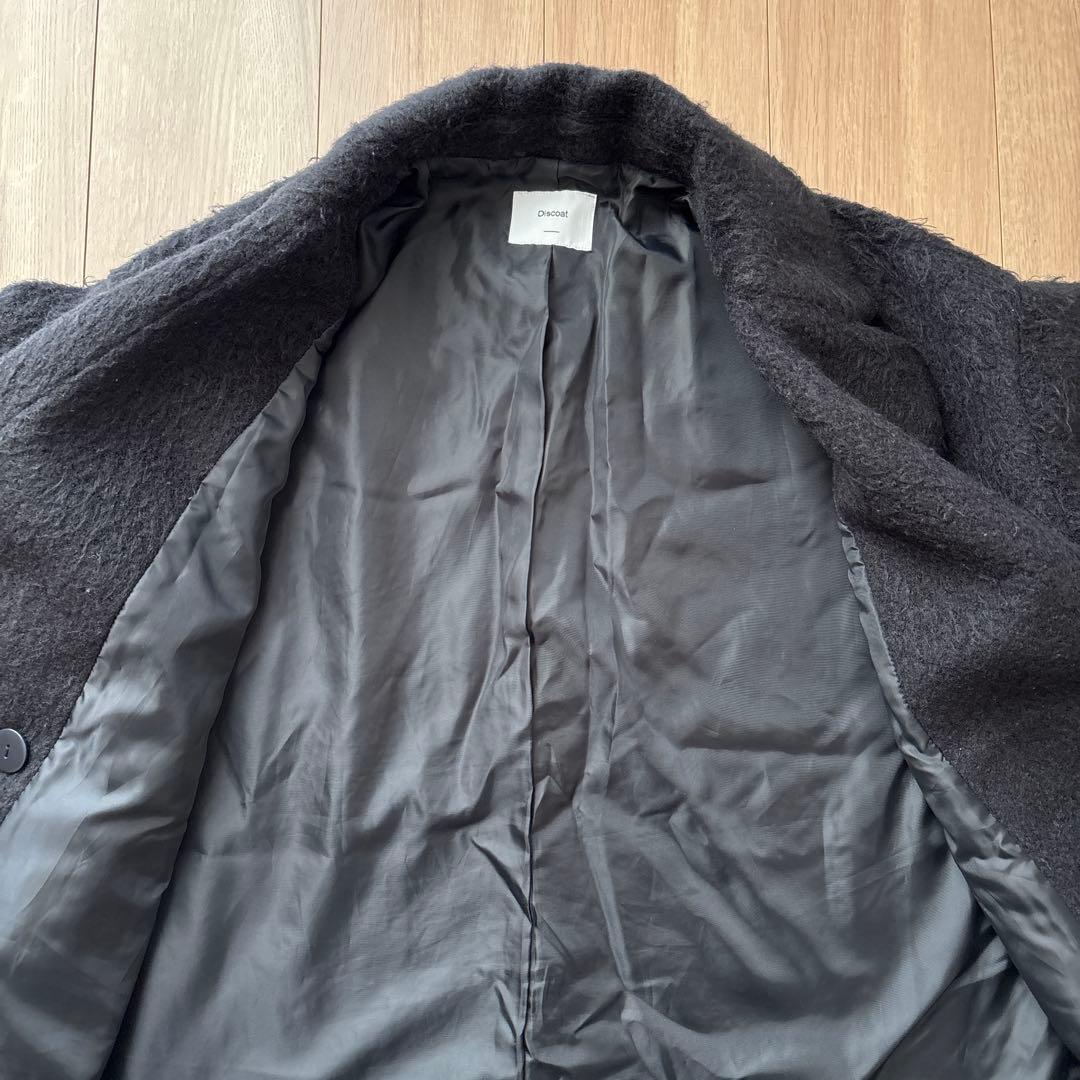 discoat 織るだけで映える シャギーミドルコート 新品未使用 - メルカリ