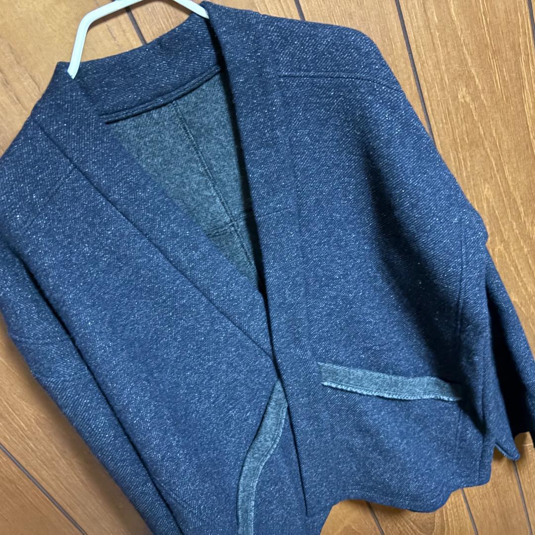 MITTAN 端切半纏 紺杢 サイズ2 ウール 尾州産 - メルカリ