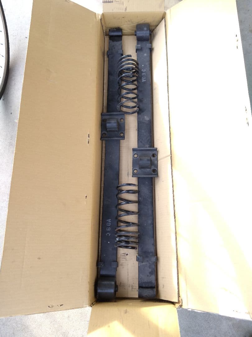 HM1 HM3 等　ローダウンリーフ　ローダウンスプリング バモス ローダウンパッケージ 流用 バンプラバー リーフスプリング