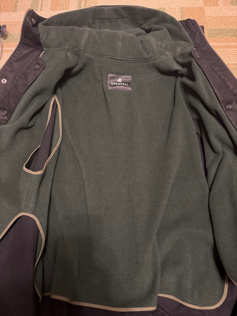 値下げ】【レア】【美品】GRENFELL CAPE 黒 フリーサイズ