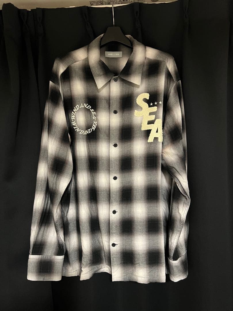 WIND AND SEA チェックシャツ - メルカリ