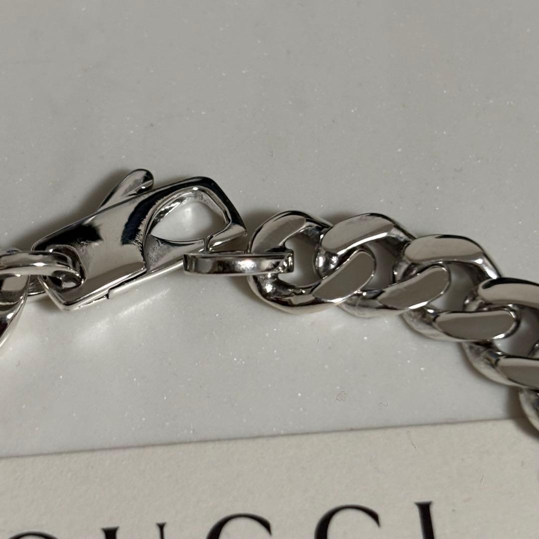 GUCCI 新品同様品 ラージタイプ カットアウトGブレスレット 刻印18