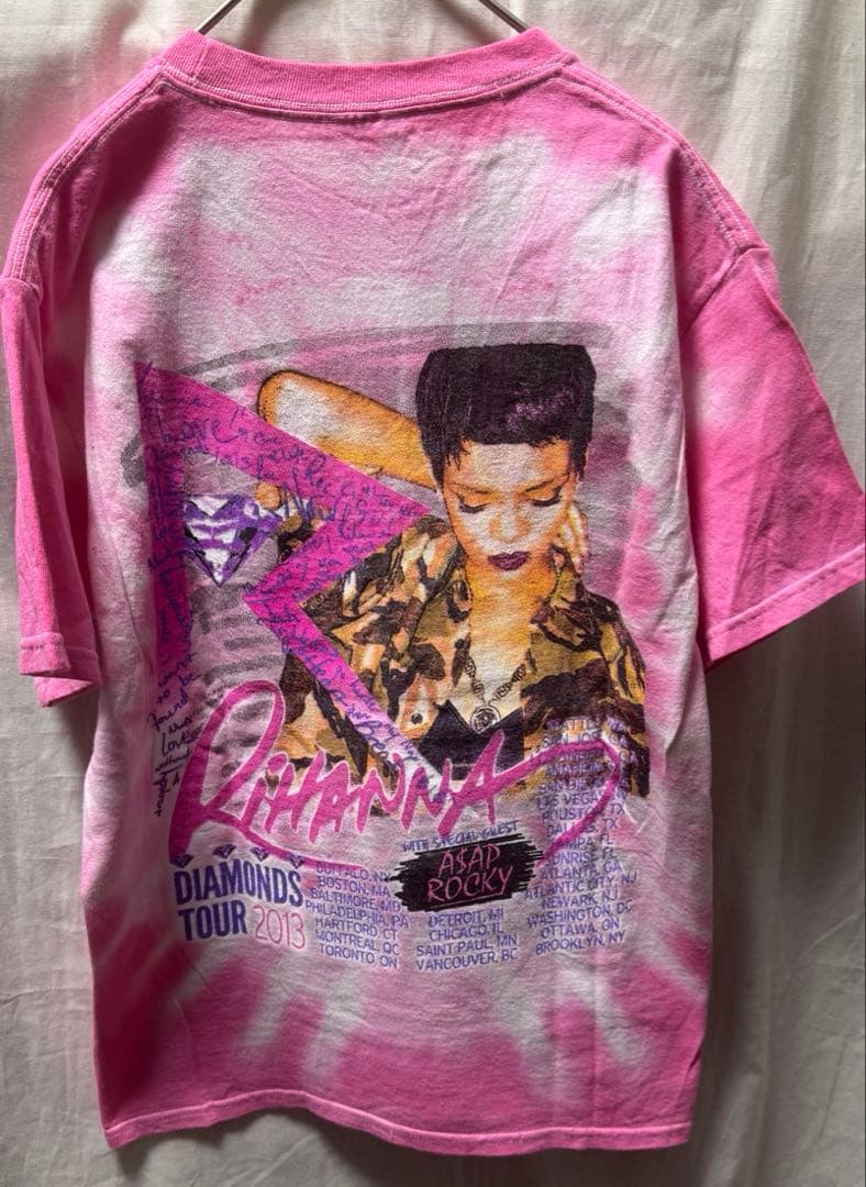 Rihanna A$AP Rocky diamonds 2013 tシャツ - メルカリ