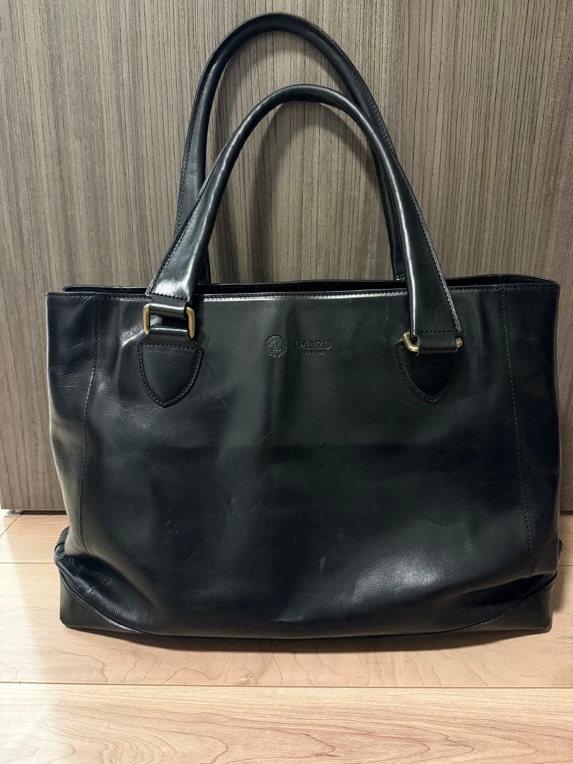 GANZO GUD ジーユーディー オープントートバッグ ブラック - メルカリ