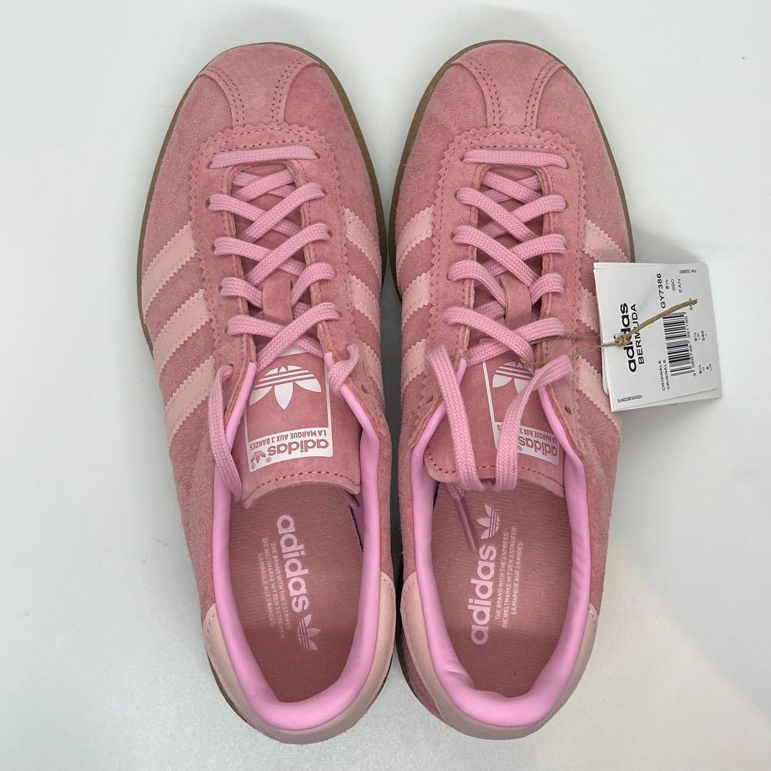 新品 24cm adidas アディダス BERMUDA バミューダ ピンク② - メルカリ