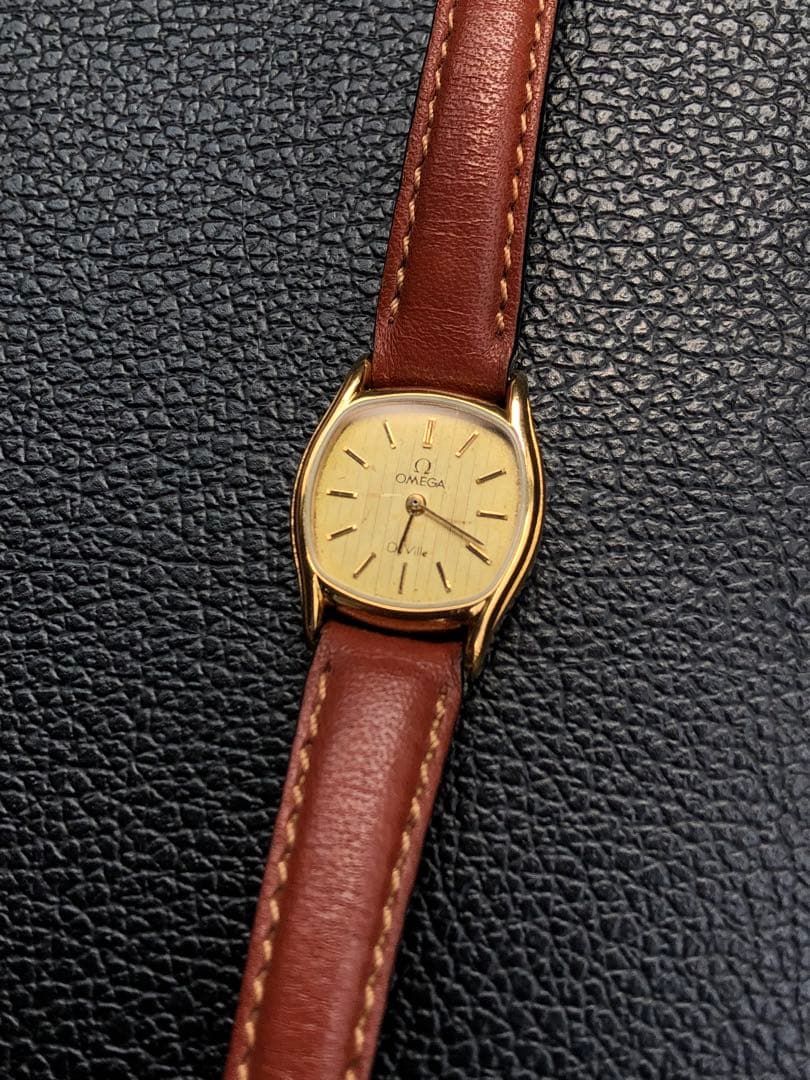 稼働品 OMEGA De Ville SWISS MADE オメガ デビル OMEGA（オメガ） デビル 595 0101 ゴールド クォーツ レディース