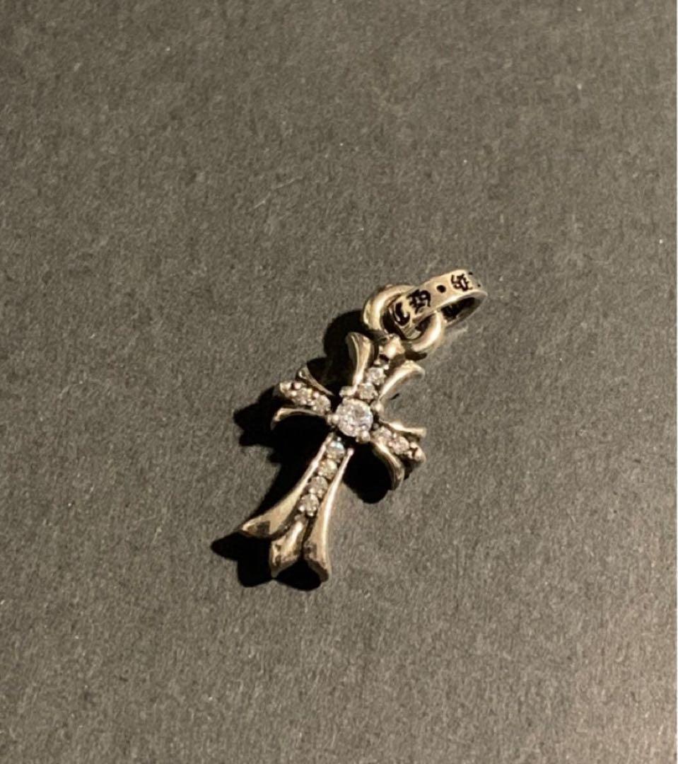 ベビーファット　ダイヤ　ネックレストップ CHROME HEARTS（クロムハーツ） ベビーファット チャーム CHクロス K22