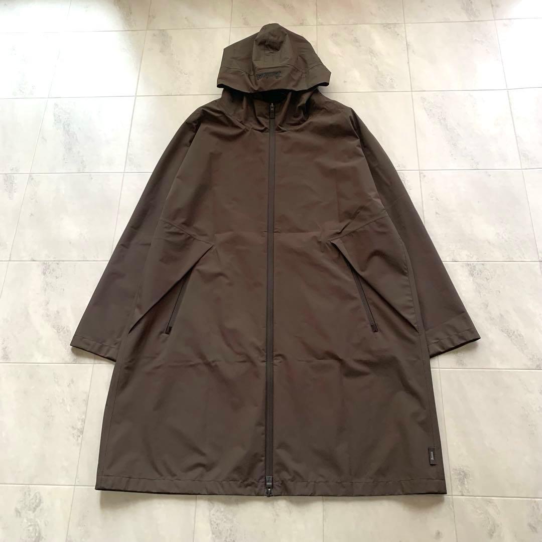 美品♡ ヘルノ ラミナー ゴアテックス ナイロン コート フード ブラウン 42 ラミナー 2レイヤーゴアテックス レインコート ブラック | Herno® (ヘルノ)