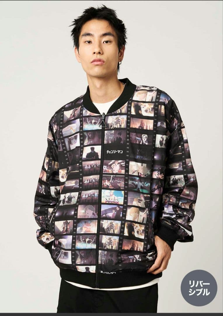 新品 グラニフ チェンソーマン ポチタ リバーシブルブルゾン M