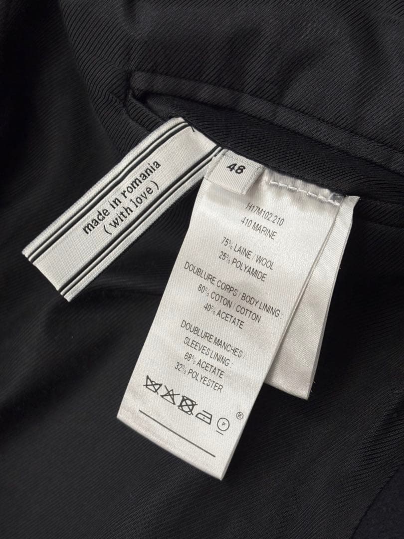 Ami Paris ダブルブレスト チェスターコート 48 ピークドラペル - メルカリ