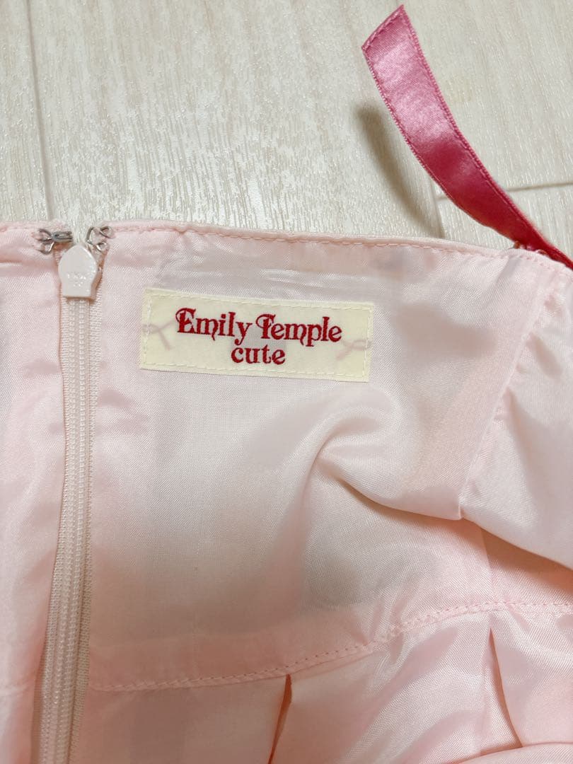 Emily Temple cute ラビットパフューム柄 JSK ピンク - メルカリ