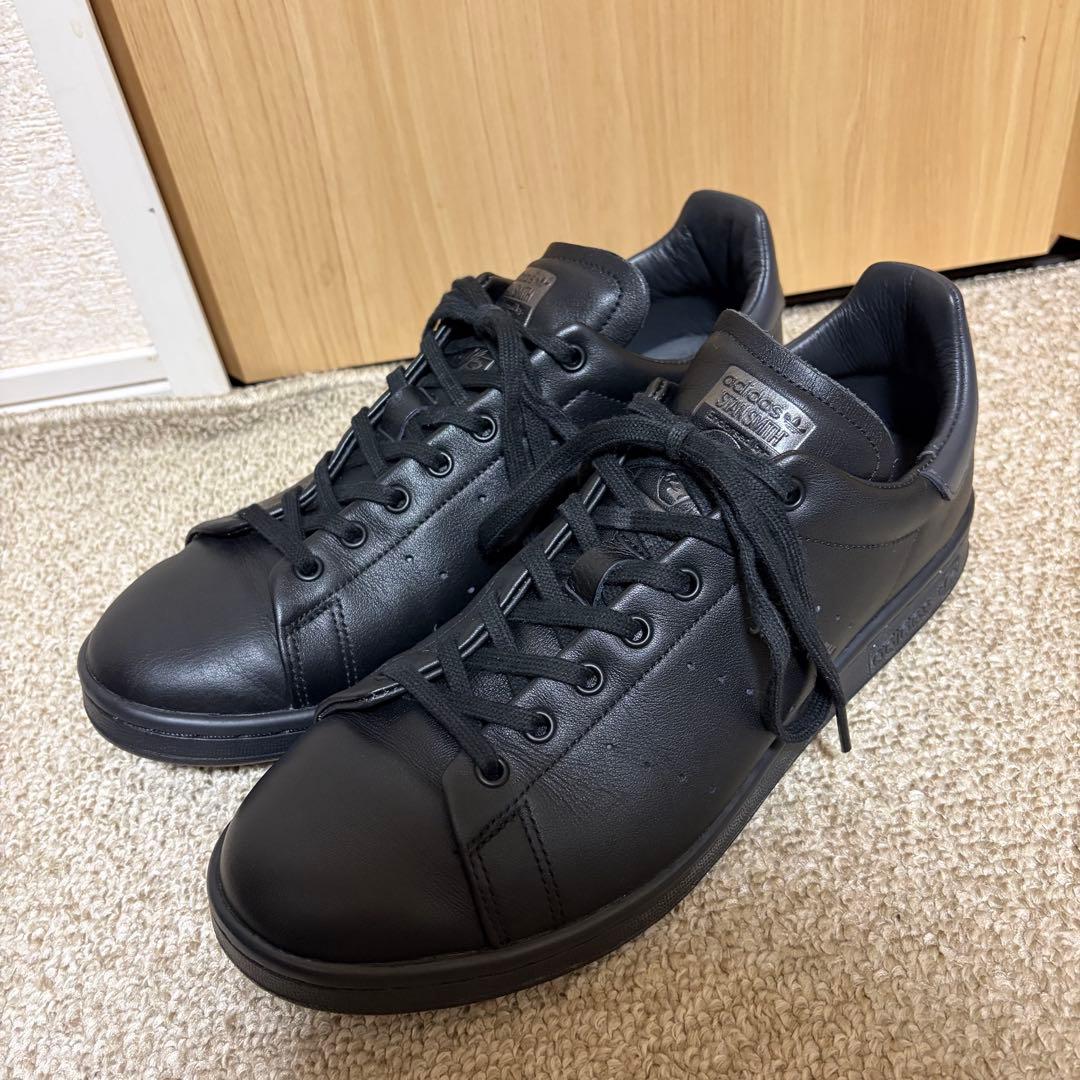 新品同様 アディダス スタンスミス LUX 26.5cm 黒 ブラック