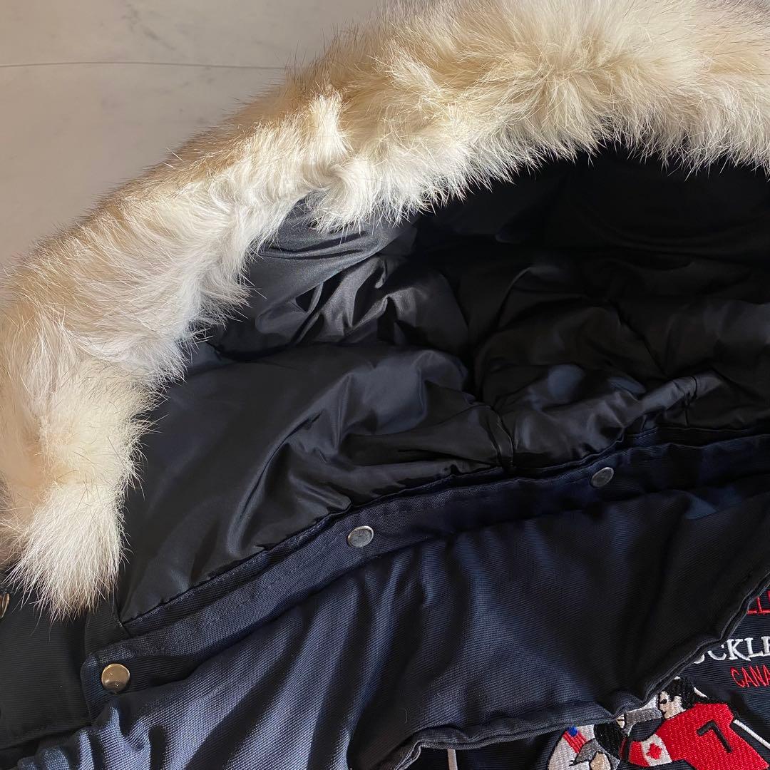 ムースナックルズ ダウン デビーボンバー サイズSフォックスファー