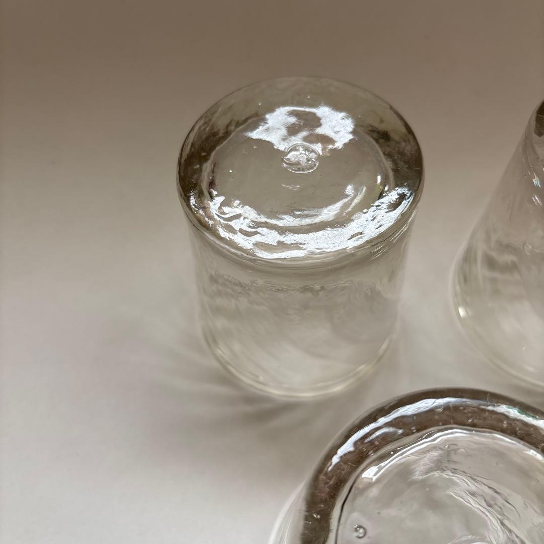 倉敷ガラス 小谷真三 ガラスコップ 4客 民藝 - メルカリ