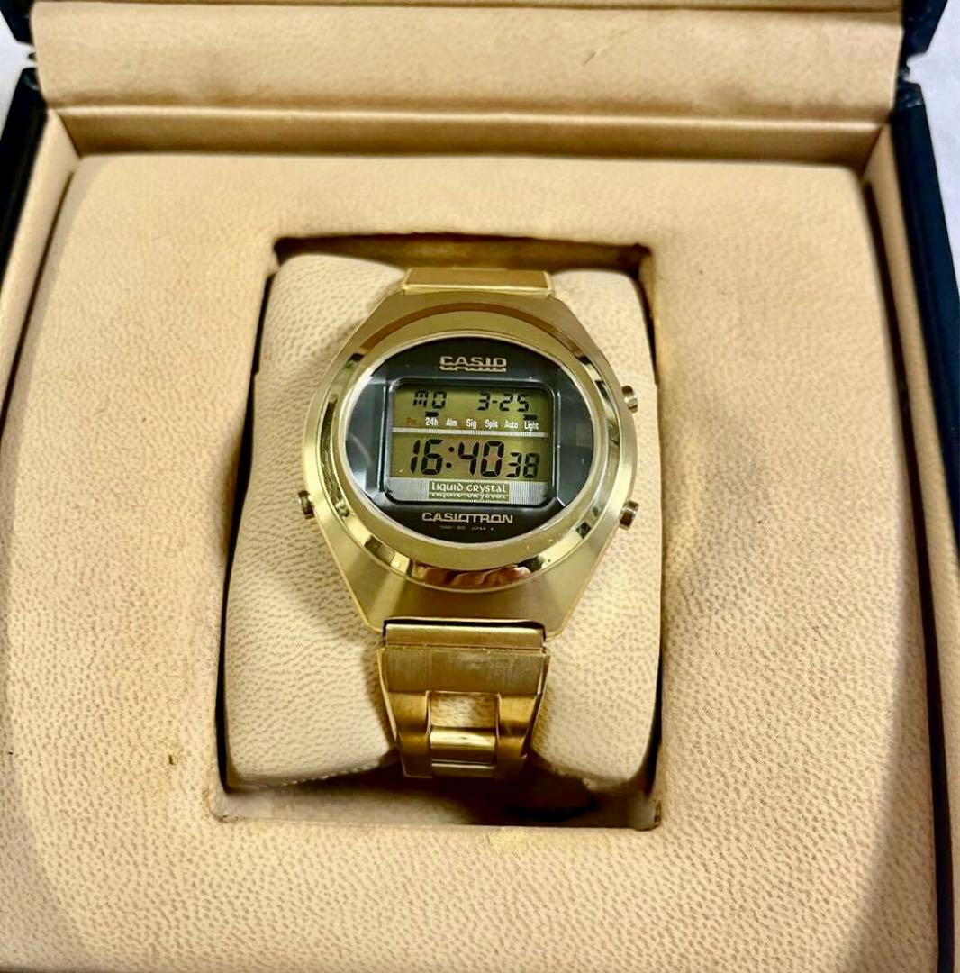 希少 金色 カシオトロンTRN-120 CASIOTRON ASTRONOX - メルカリ
