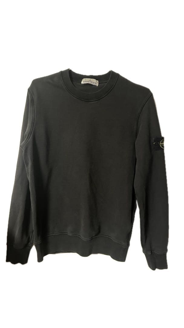 STONE  ブラック　スウェット Stone Island ロゴ スウェットシャツ | ブラック | FARFETCH JP