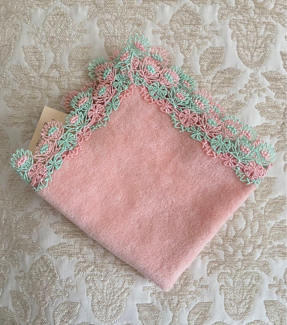 新品タグ付き、近沢レース店、スイレン、全5色セット、シーズンタオル