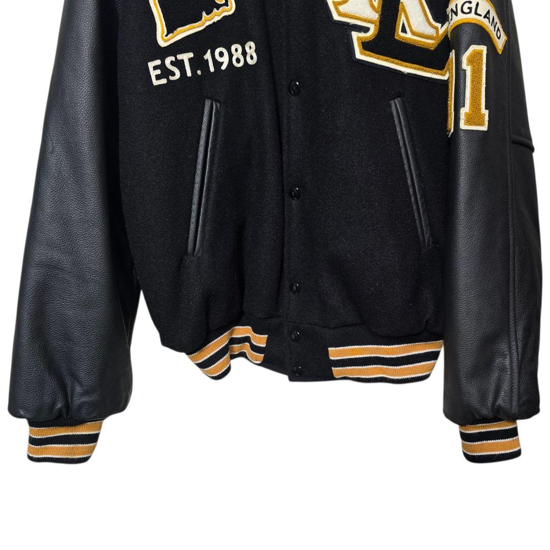 HEWITT USA レザースリーブ スタジャン ブラック L - メルカリ