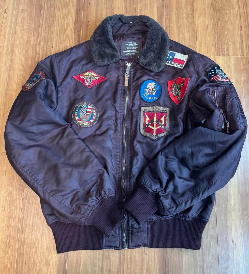 フライトジャケット B-15 TOP GUN - メルカリ