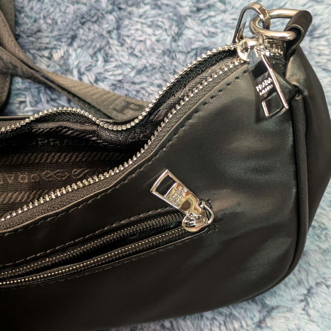 ❤確認用出品❤PRADA ノベルティ ブラック ナイロン ショルダーバッグ