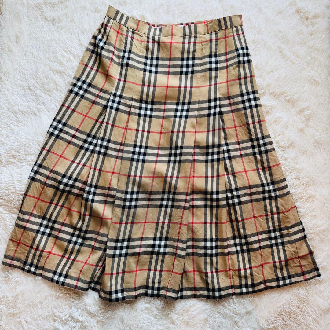 希少】 BURBERRYS ロングウールスカート ノバチェック 15BR 3L - メルカリ