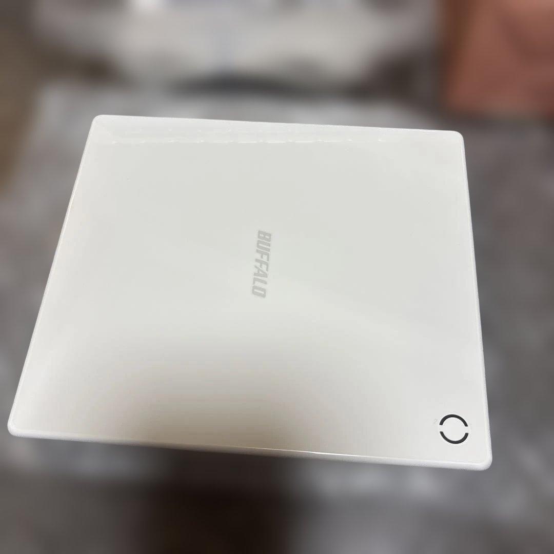 超美品BUFFALO スマートフォン用CDレコーダー ラクレコ RR-C1-WH
