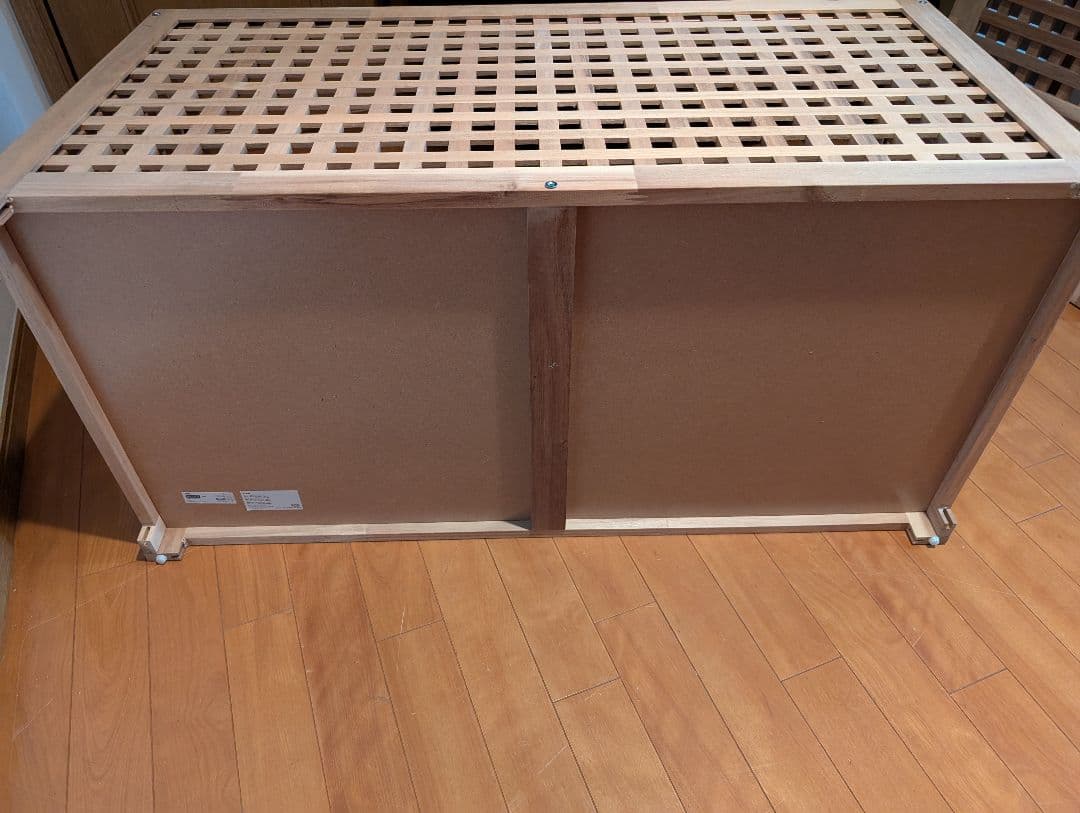 《送料込》IKEA ホール リビングテーブル 収納 アカシア材 センターテーブル