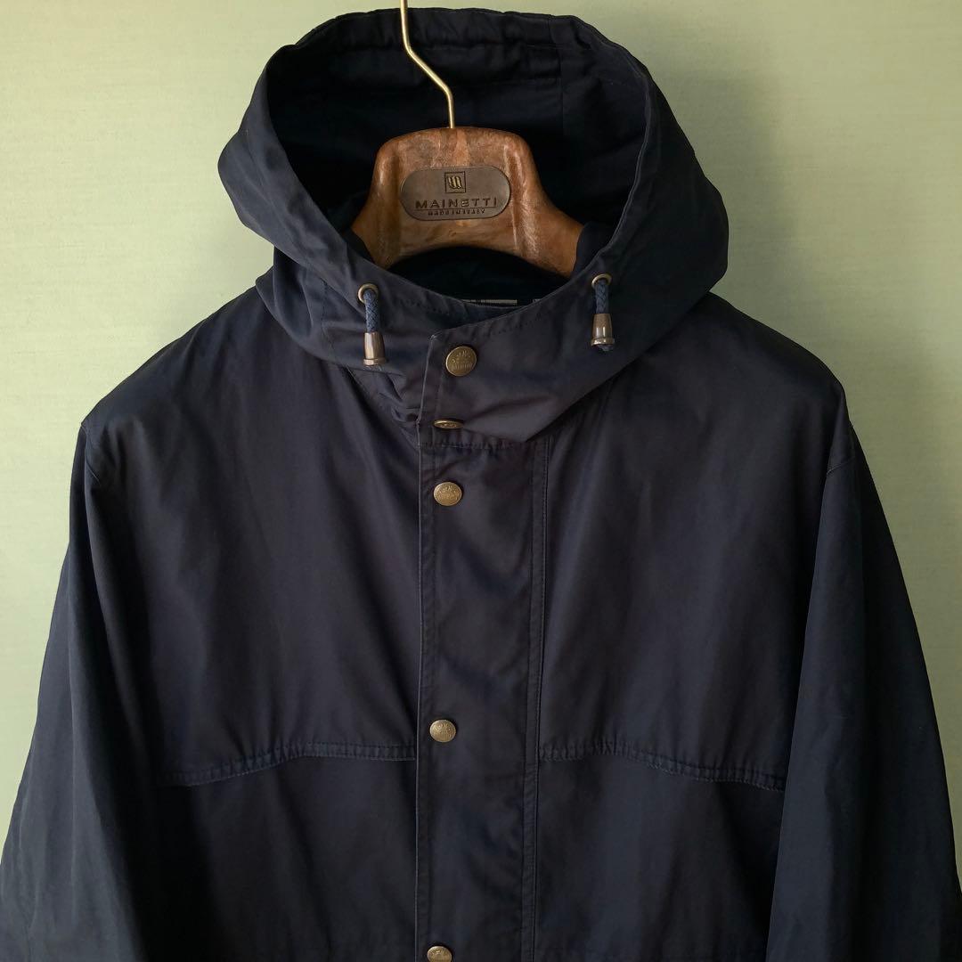 GRENFELLグレンフェル マウンテンパーカー 38 英国製 山タグ ネイビー