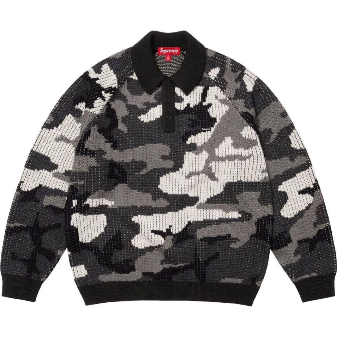 supreme Small Box Polo Sweater - メルカリ