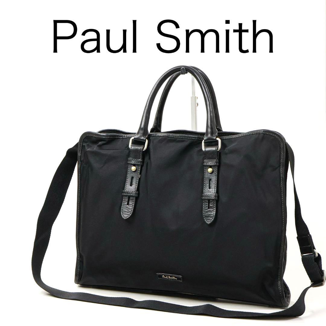 H6297-22ポールスミス レザーナイロン2wayビジネスバッグA4収納 - メルカリ