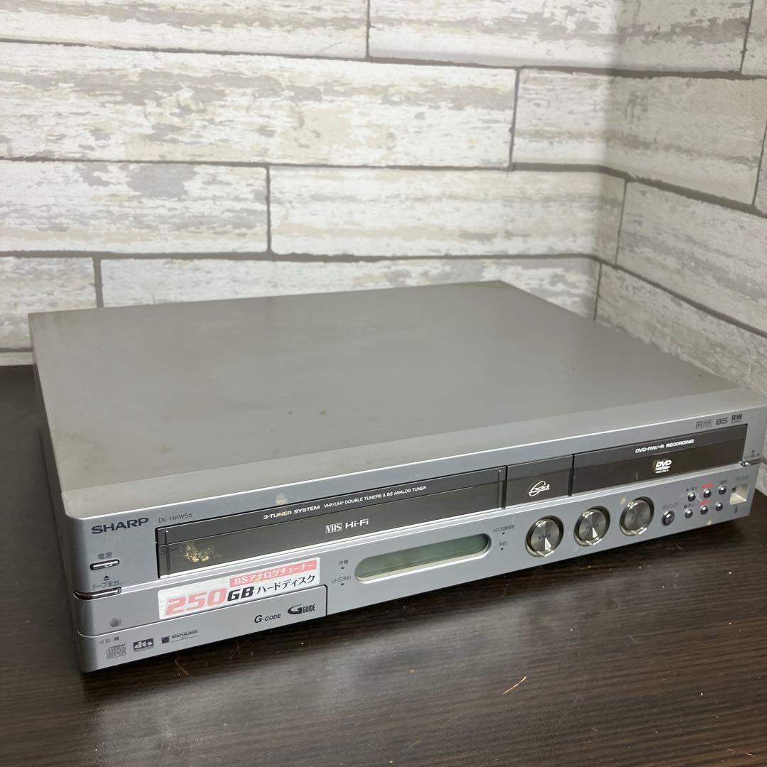 SHARP ビデオ一体型DVDレコーダー DV-HRW55 - メルカリ