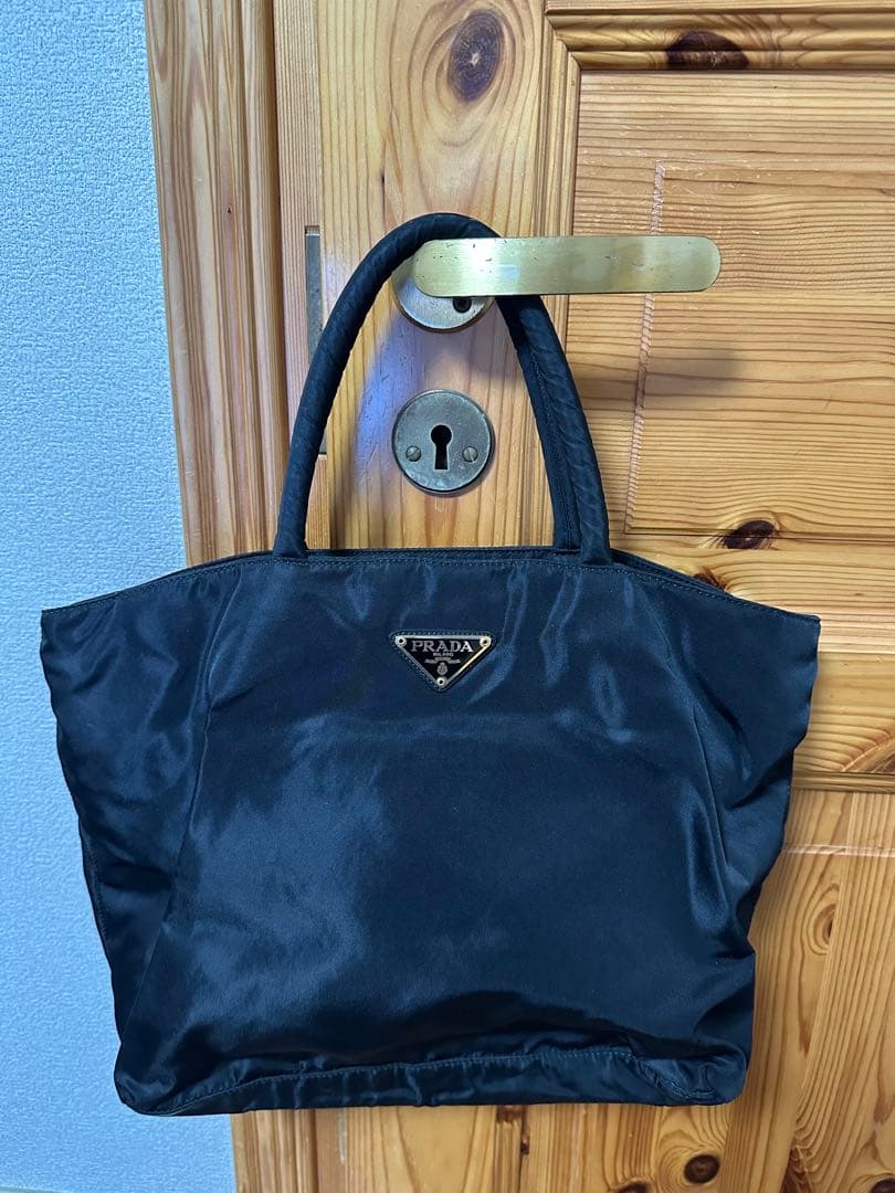 PRADA ブラック トートバッグ PRADA（プラダ） 3月決算セール ショルダーバッグ トートバッグ メンズ