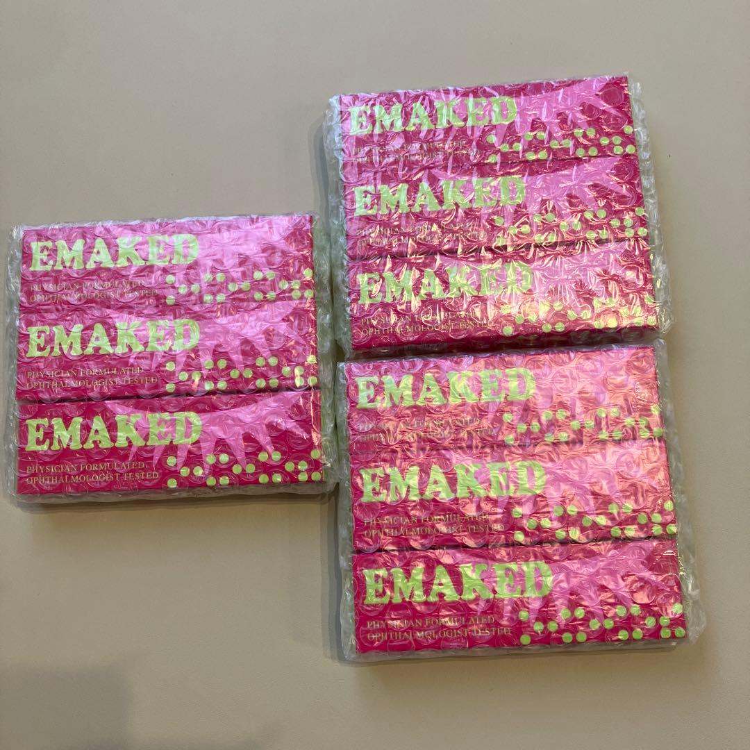 【未開封】EMAKED まつ毛美容液 3本セット×3 セット】 EMAKED(エマーキット) まつげ/まゆげ用美容液 【3本セット