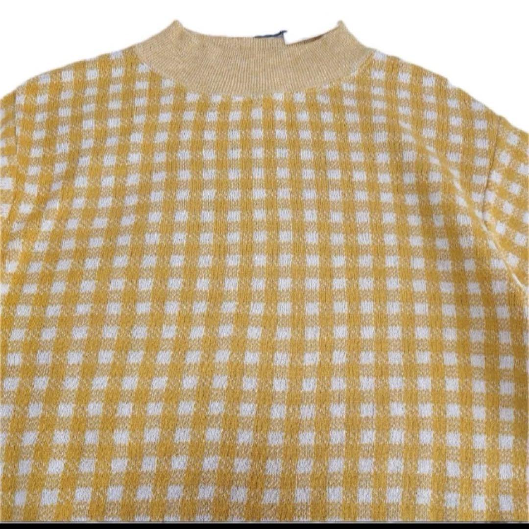 45R ギンガムジャカードの908ヨックネック 45rpm - メルカリ