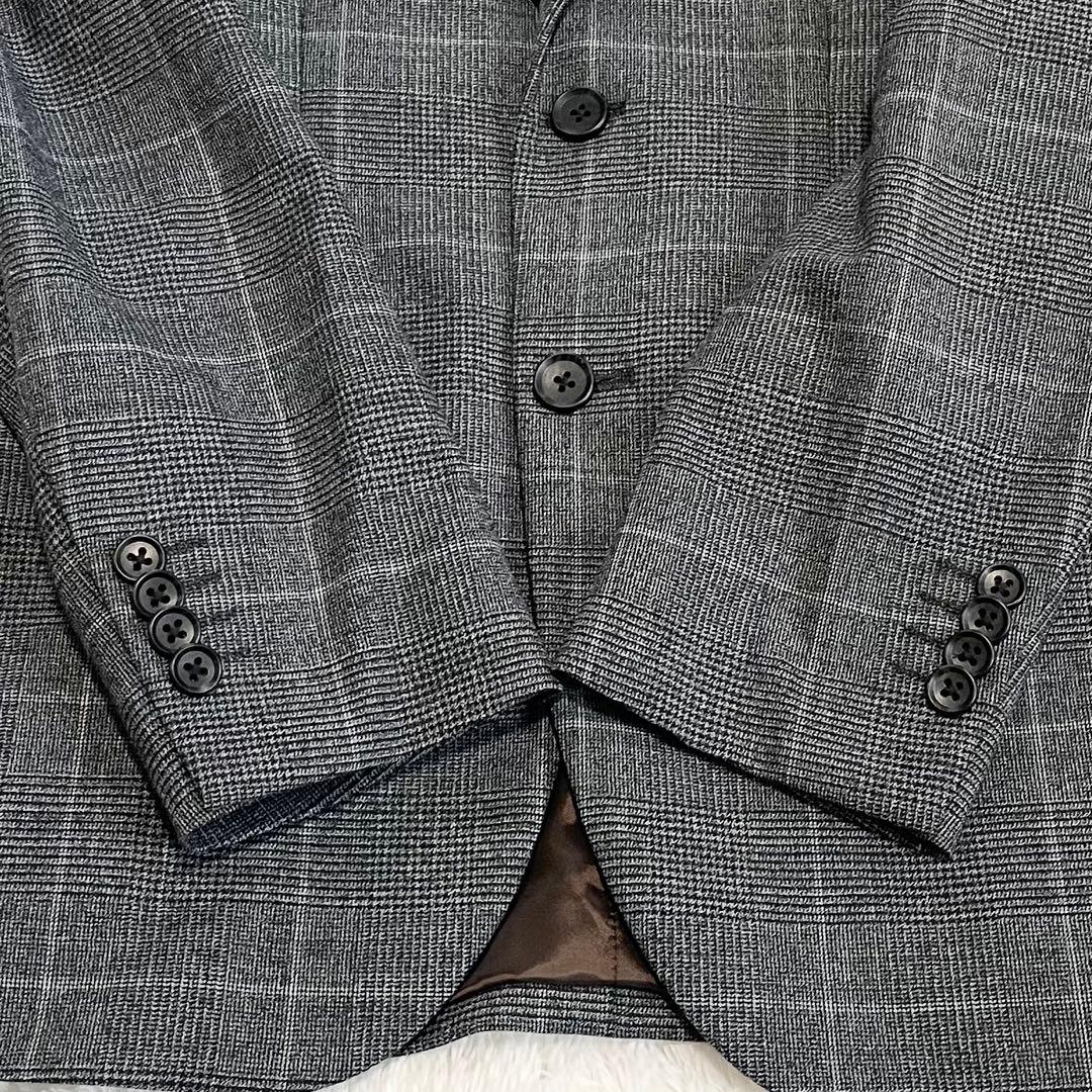 【極美品】P.S.FA スリーピース スーツ セットアップ グレンチェック S