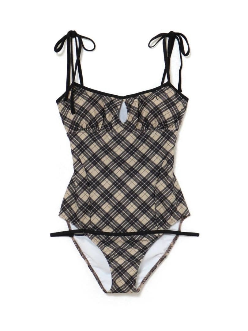 Nadia check swimsuit andmary アンドマリー 水着
