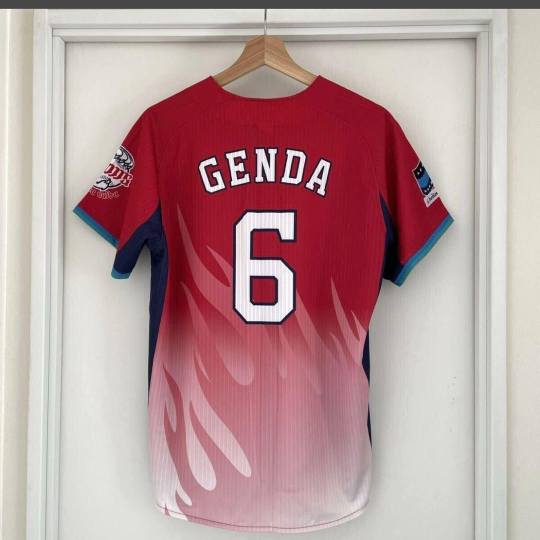 埼玉西武ライオンズ 源田壮亮 炎獅子 ユニフォーム マジェスティック M