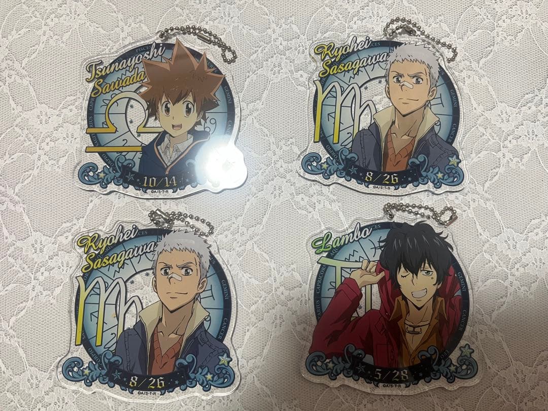 家庭教師ヒットマンREBORN! アクリルキーホルダー　　誕生日 星座 家庭教師ヒットマンREBORN! アクリルキーホルダー 誕生日 星座 家庭