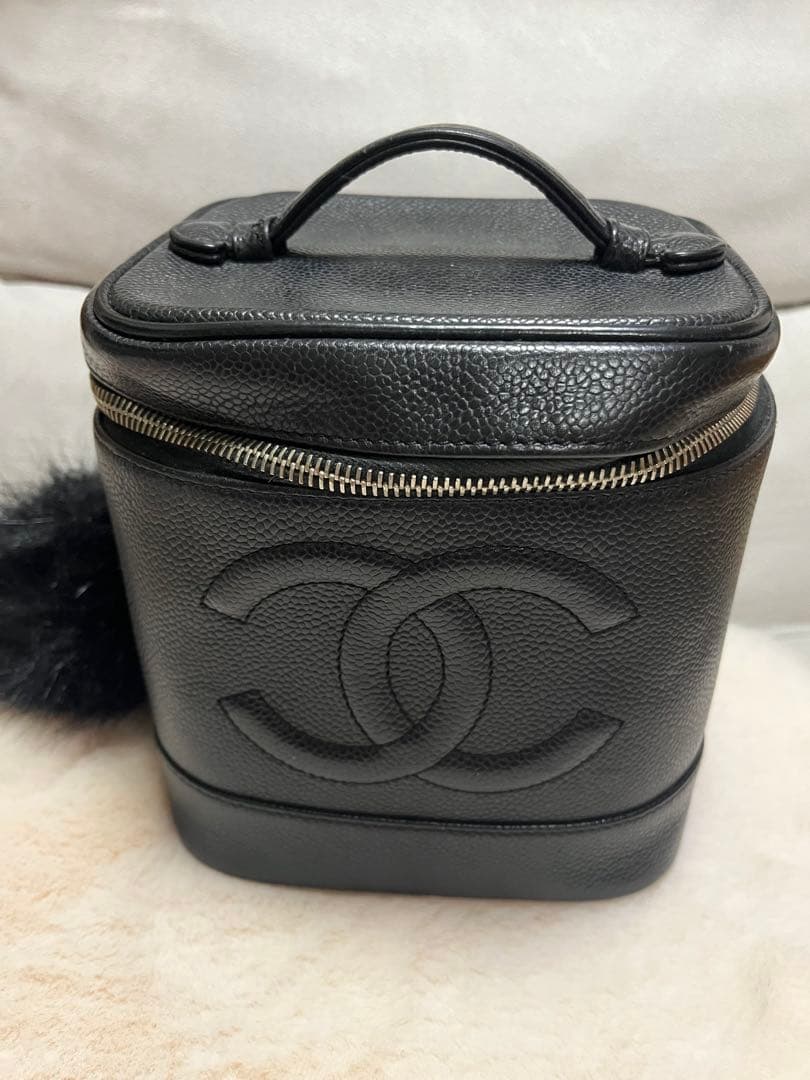 CHANEL バニティ ポーチ 中古・古着通販】CHANEL (シャネル) バニティバッグ コスメポーチ