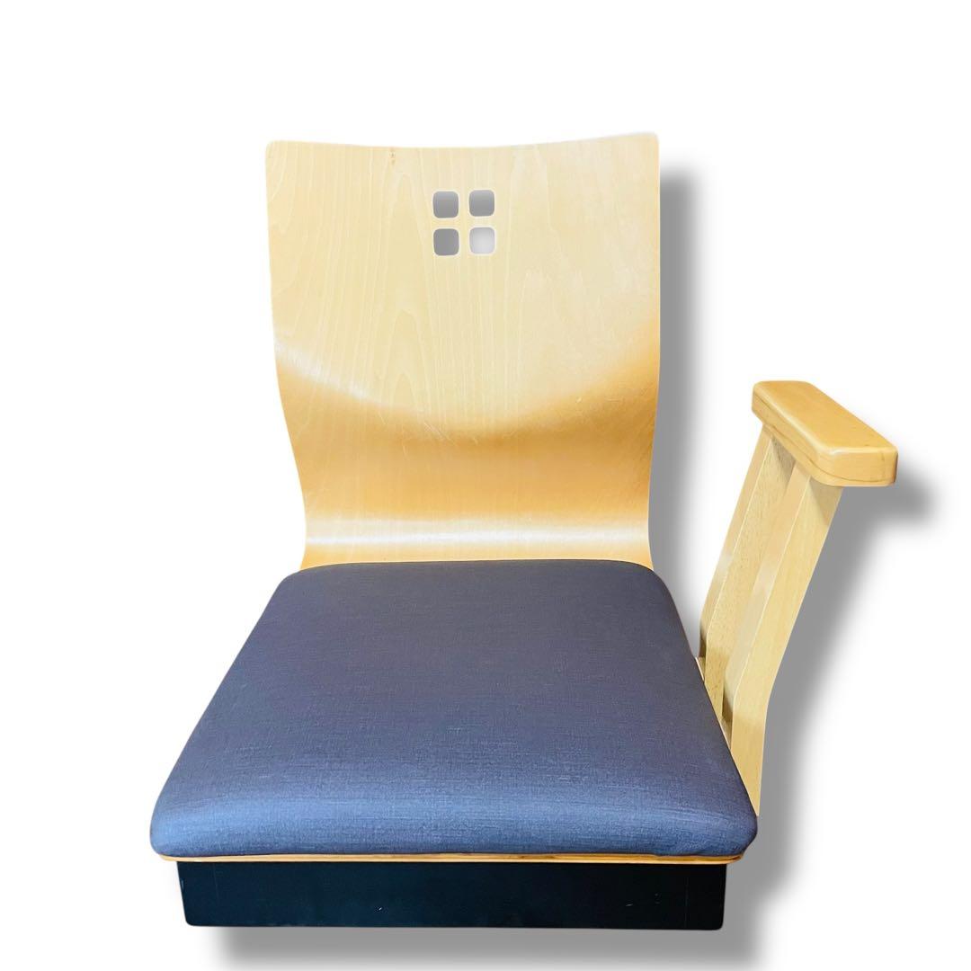 超希少】マルカツ 高座椅子 肘置き アームチェア 旅館 2脚セット ピンク