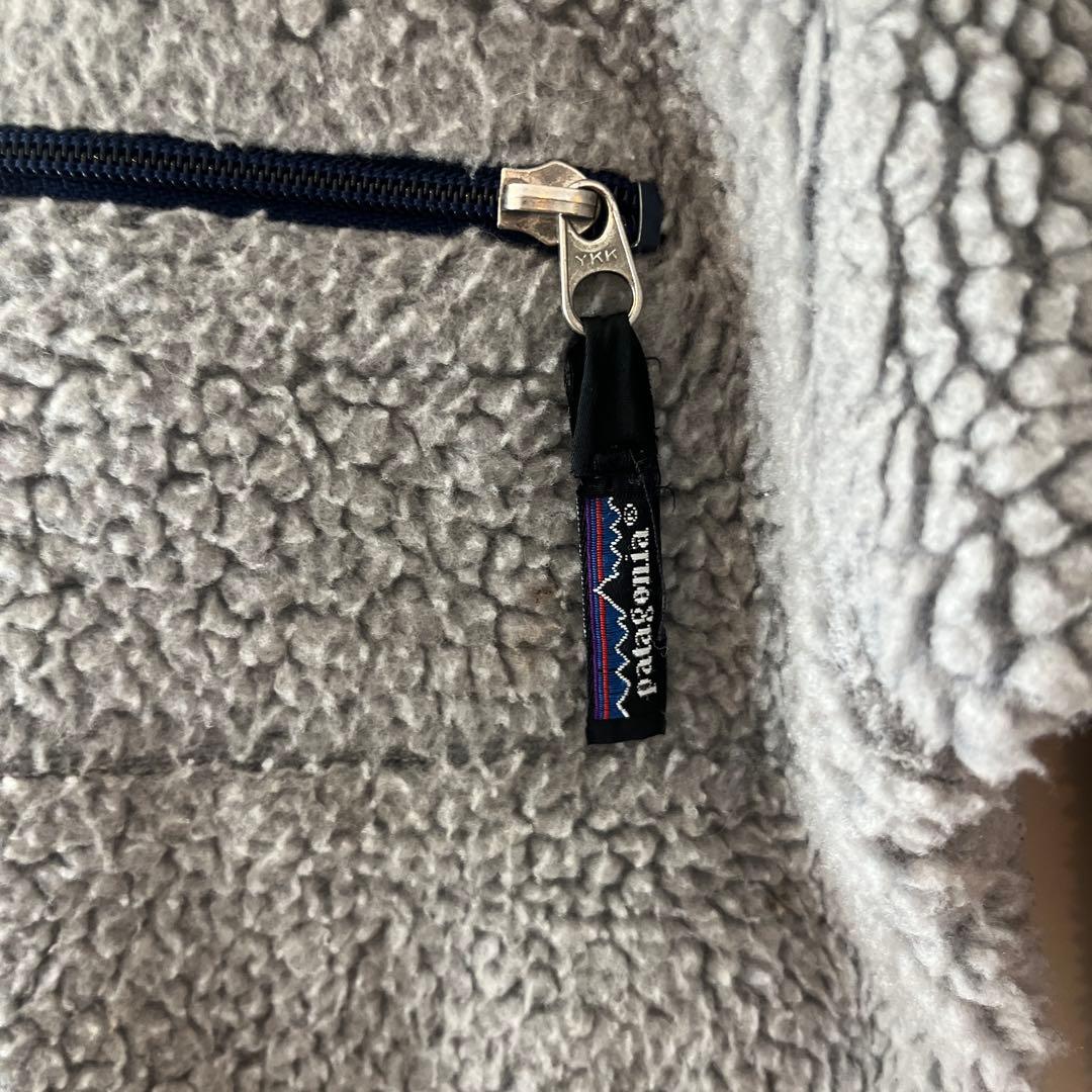 patagonia glissade ヘザーグレー コバルト パイルグ - メルカリ