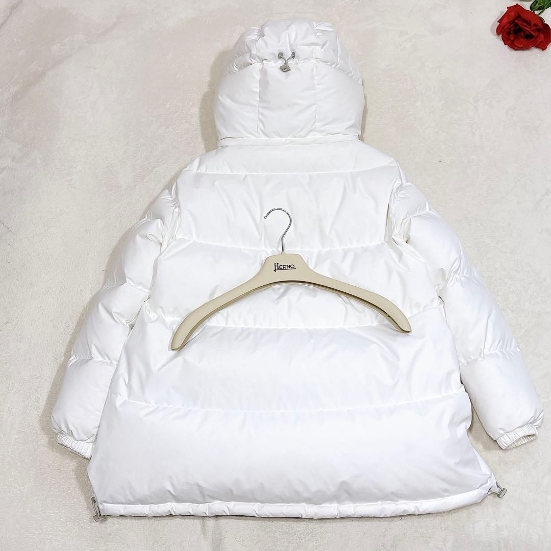 ヘルノ ラミナー ゴアテックス ダウンジャケット ホワイト 40