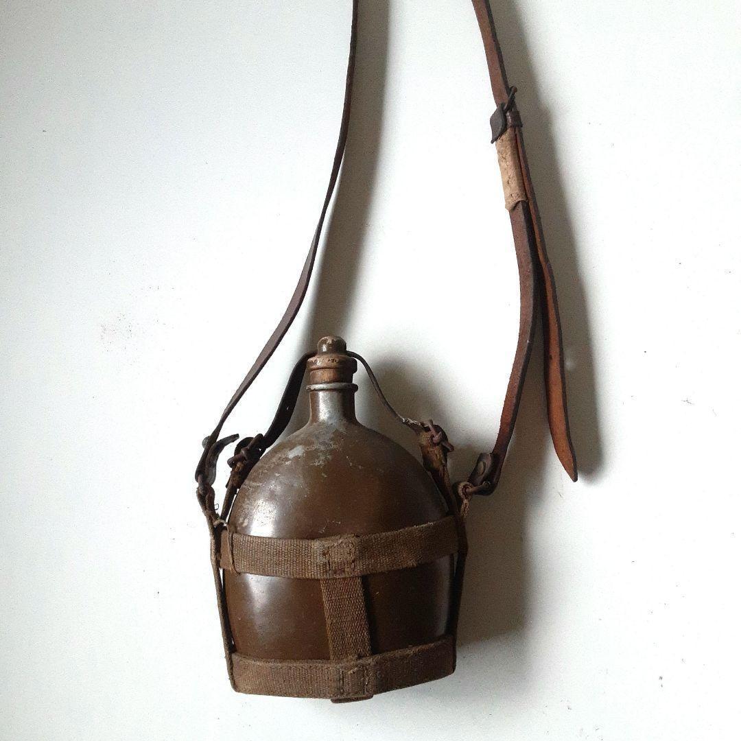 戦時中 水筒☆ 旧日本軍 戦争 ☆戦争遺品 アンティーク・インテリア